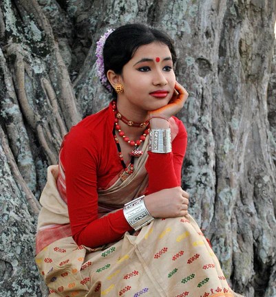 Traditional Assamese women's attire